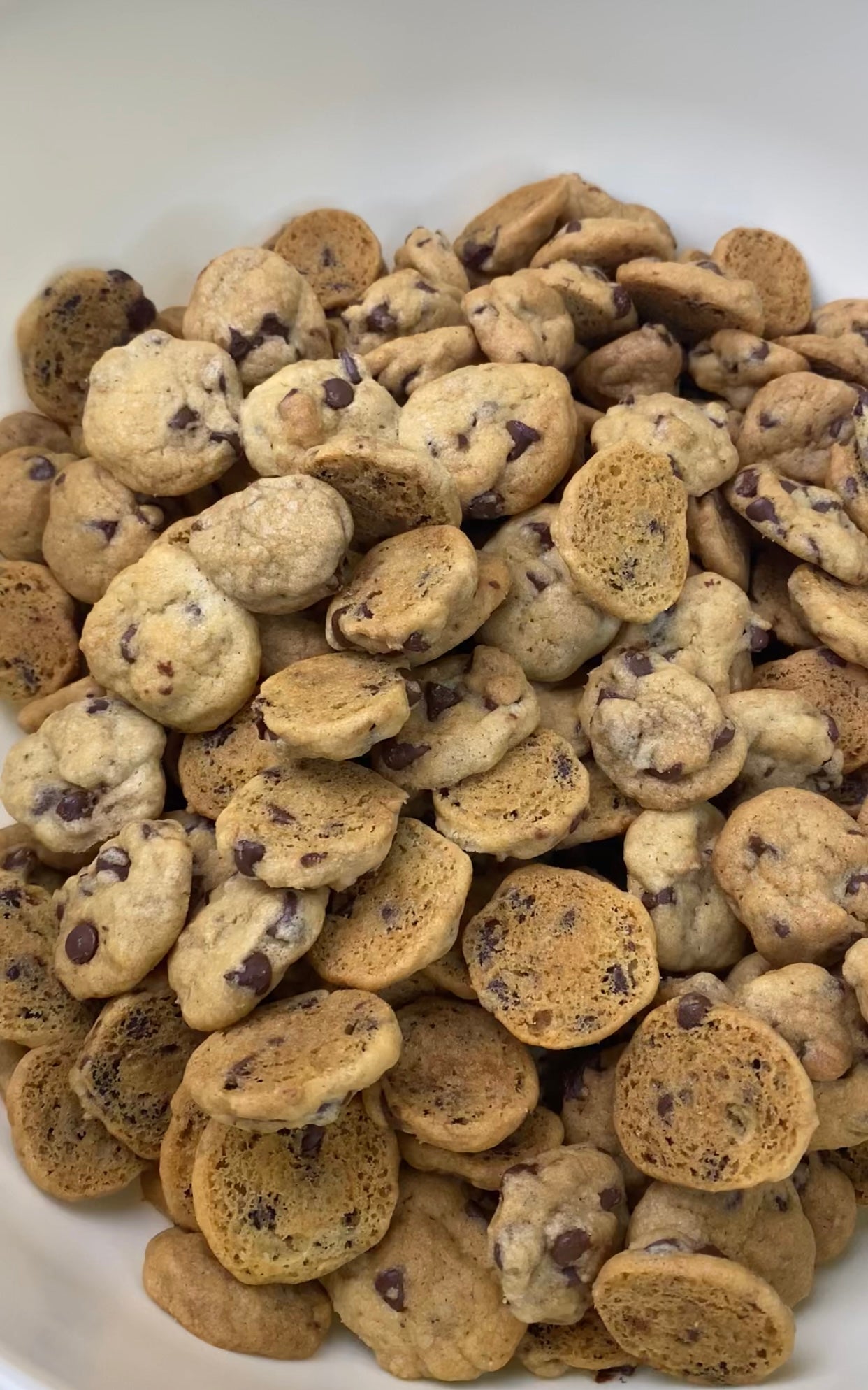 Mini crunchy chocolate chips